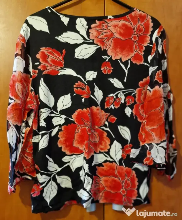 Bila, bluza dama, imprimeu floral, XL