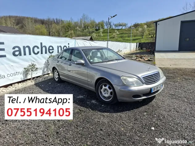 Mercedes-Benz S 320 Classe, an 2005, cutie de viteze 5G-Tronic 5 trepte automata