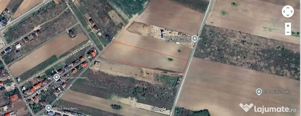 Dragomiresti Valea - Langa Centura, teren 15.600 mp, 35E/mp