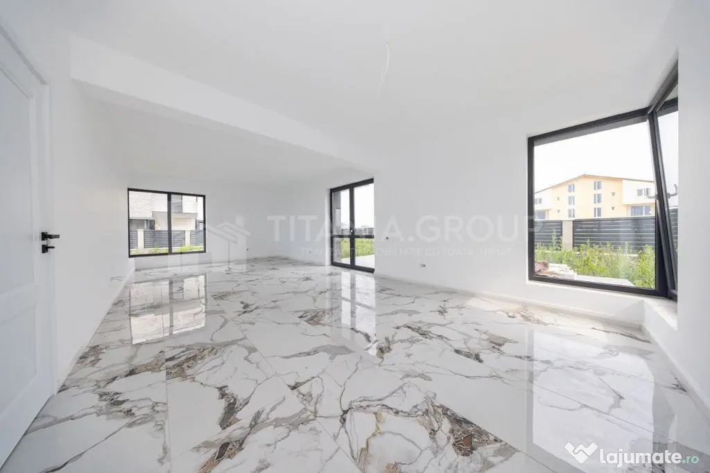 Casă individuală nouă , 4 camere, teren 519 mp, Sanpetru