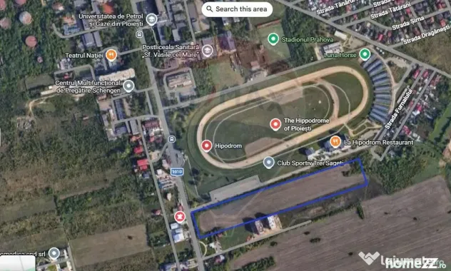 Teren P+11 Hipodrom Ploiești—20.000 mp, Front Direct l...