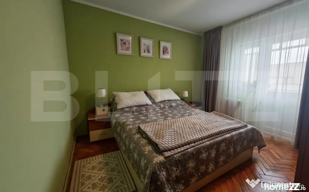 Apartament 3 camere + 2bai, renovat, mobilat si utilat moder - Oradea (Bihor)
