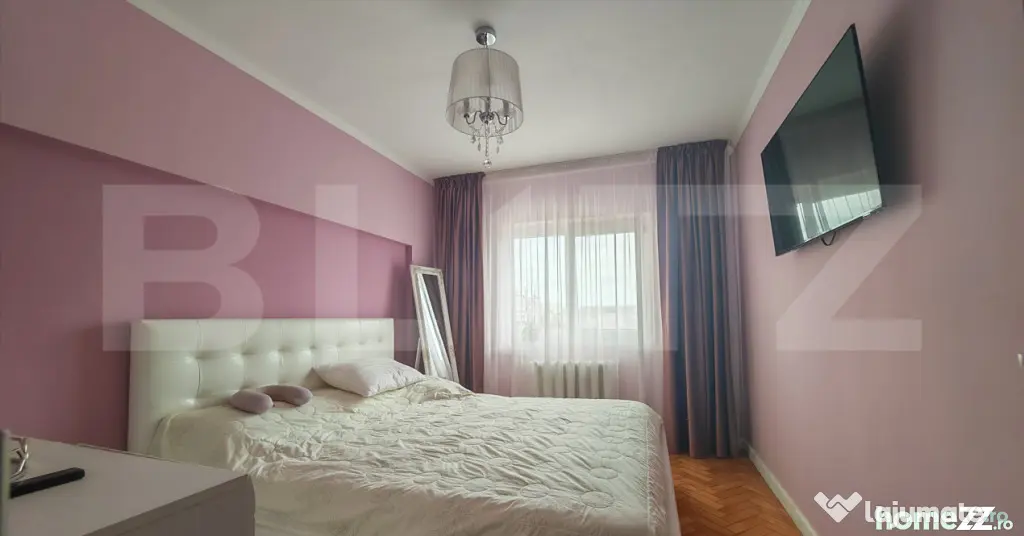 Apartament 3 camere + 2bai, renovat, mobilat si utilat moder - Oradea (Bihor)