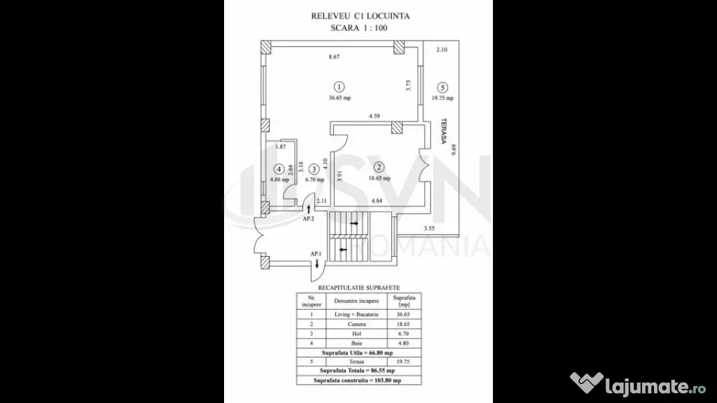 Apartament l 2 Camere l Baneasa