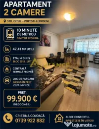 Metrou Dimitrie Leonida 10 minute Apartament 2 camere Mobila