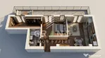 Ap 2 camere+dressing+terasă 25 mp | Parcare subterană | D?
