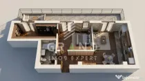Ap 2 camere+dressing+terasă 25 mp | Parcare subterană | D?