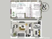 Apartament 2 camere - Complexul Rezidential Blue Bike EDEN