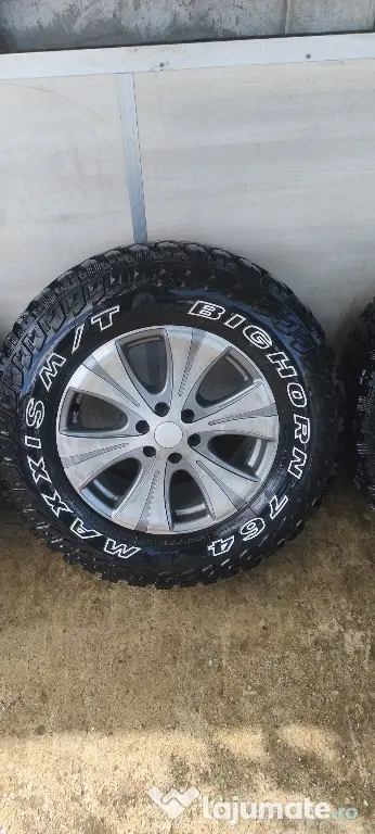 Jante+cauciucuri 265/65/R17 M/T Nissan