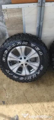 Jante+cauciucuri 265/65/R17 M/T Nissan 