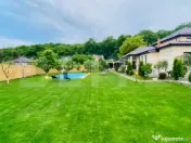 Casă individuală cu piscină, curte amenajată și afacere 