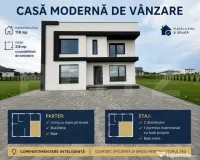 Casa moderna, 118 mp utili, 318 mp teren, zona rezidentiala