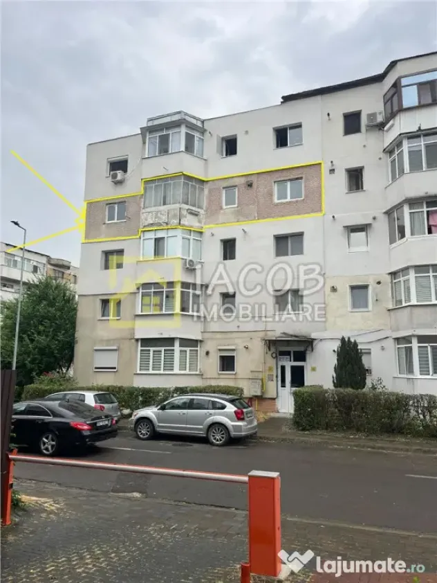 Str. Neagoe Voda, 3 camere, etaj 3, Bacau