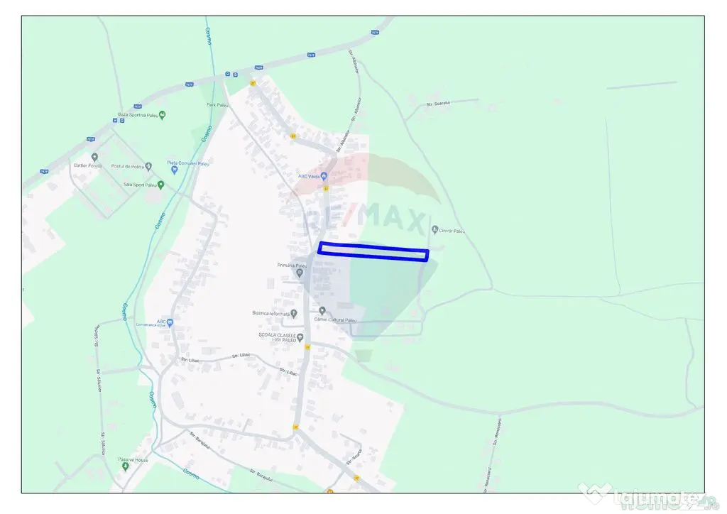 De vânzare teren intravilan, 6.384 mp cu dublu front, î... - Paleu (Bihor)
