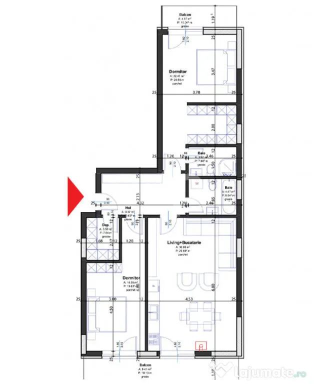 Apartament 3 camere Pitesti | Zona Stadion
