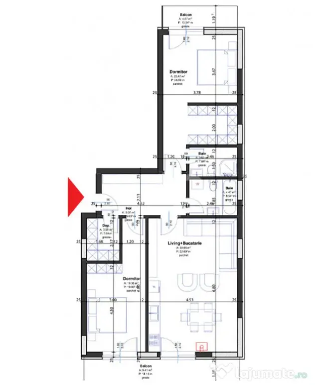 Apartament 3 camere Pitesti | Zona Stadion