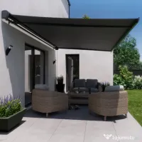 Copertina retractabila electrica gri
