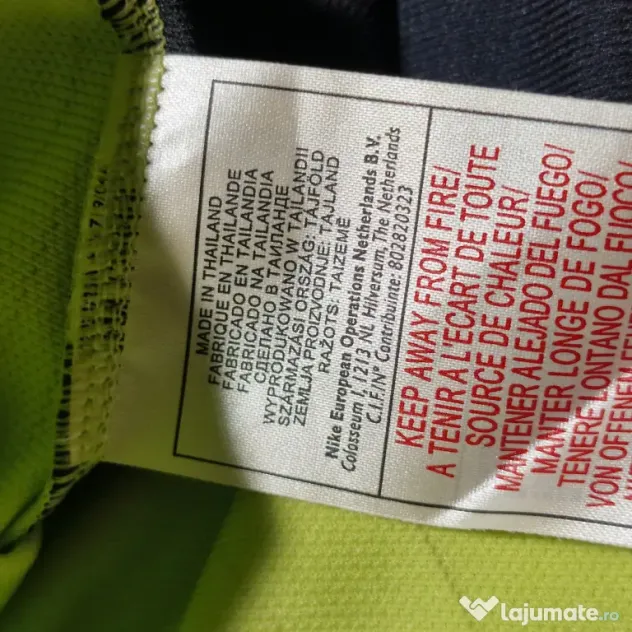 Tricou Nike Football Vintage XXL bărbați verde neon original