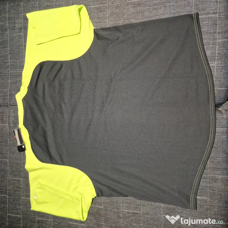 Tricou Nike Football Vintage XXL bărbați verde neon original