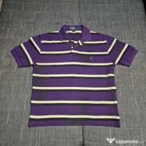 Tricou Polo Ralph Lauren S mov în dungi bărbați original casual
