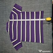 Tricou Polo Ralph Lauren S mov în dungi bărbați original casual 