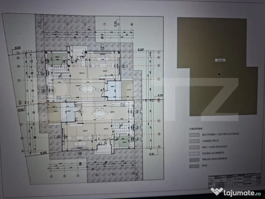 Casă tip duplex, 120 mp utili, finisată la cheie, teren 28