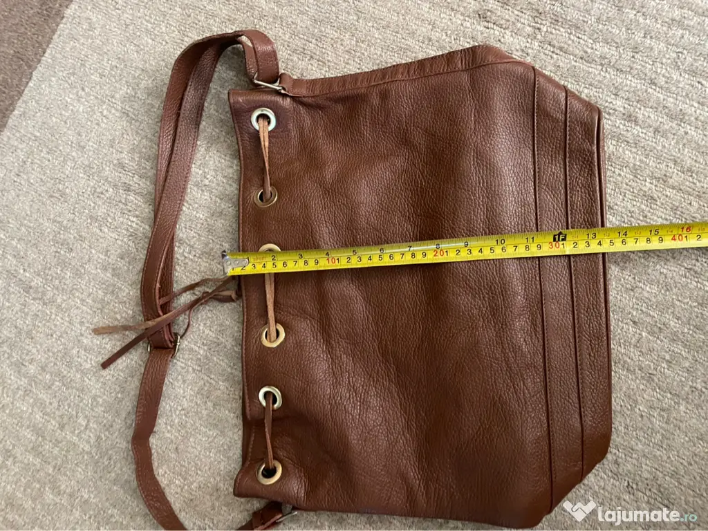 Geantă tip Sac (Bucket Bag) din Piele Naturală
