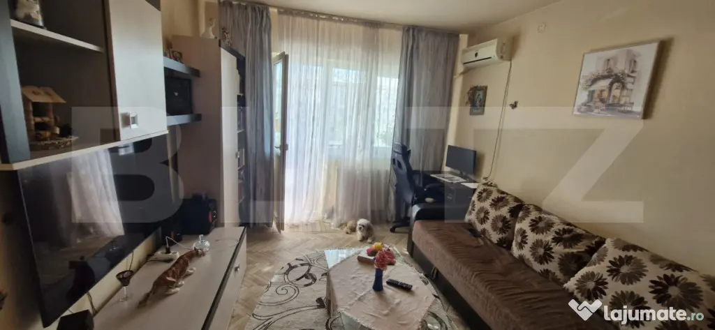Apartament 2 camere, 45 mp, complet mobilat, zonă Parc Așc