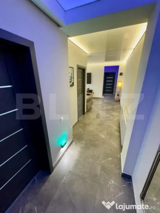 Apartament 3 camere, mobilat si utilat, parcare, parter inal