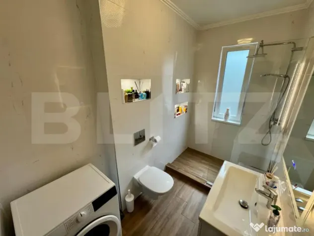 Apartament 3 camere, mobilat si utilat, parcare, parter inal