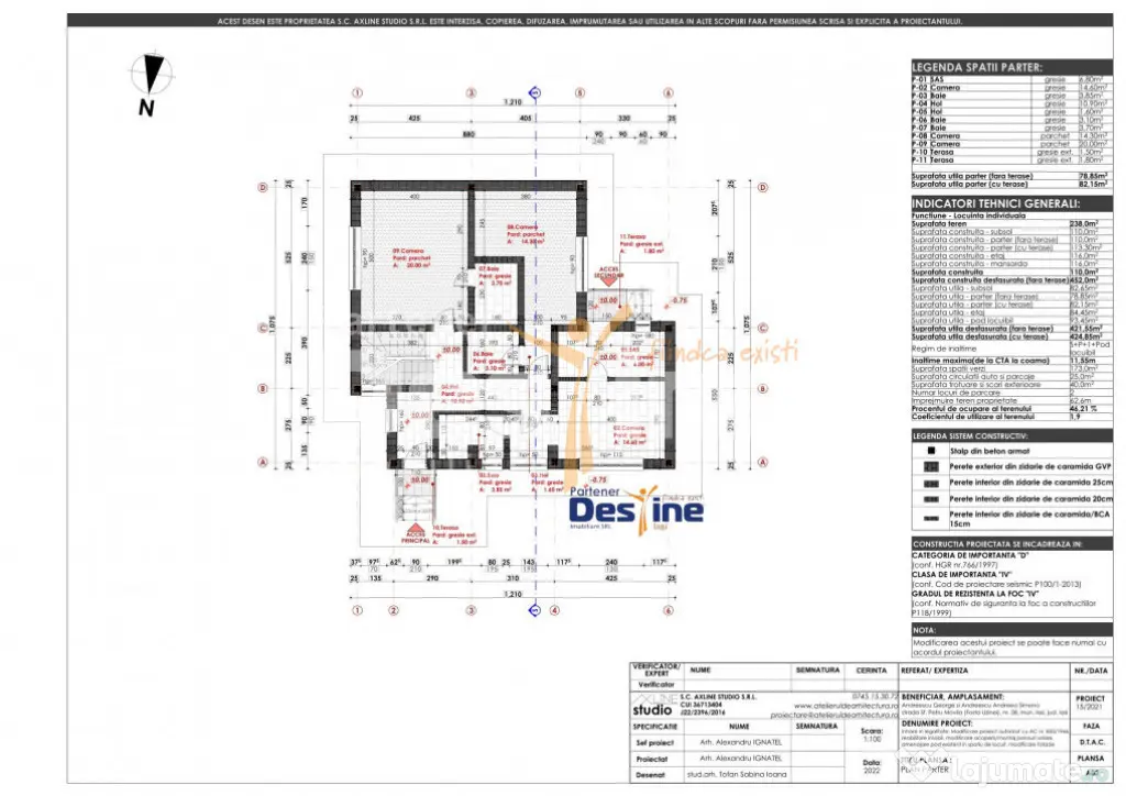 HOTEL-PENSIUNE 425 MP, 11 CAMERE, CENTRAL IASI COMISION 0%