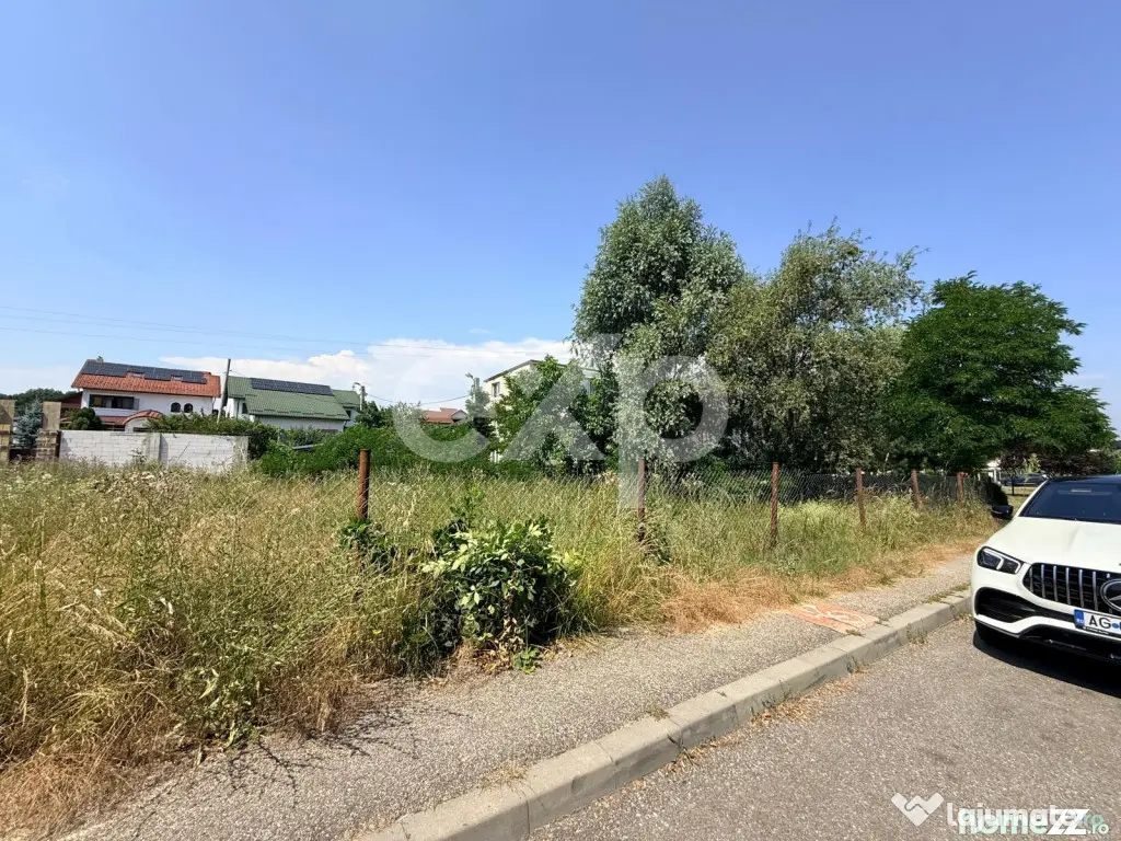 Teren intravilan 820 mp Pitesti Trivale Aleea Florian Becesc
