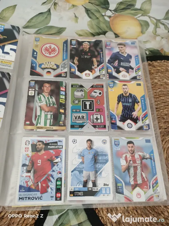 Carduri Fotbalisti