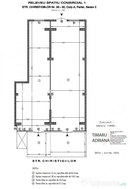 Obor - Avrig Park | Spațiu Comercial 89 mp + Terasa 16MP |