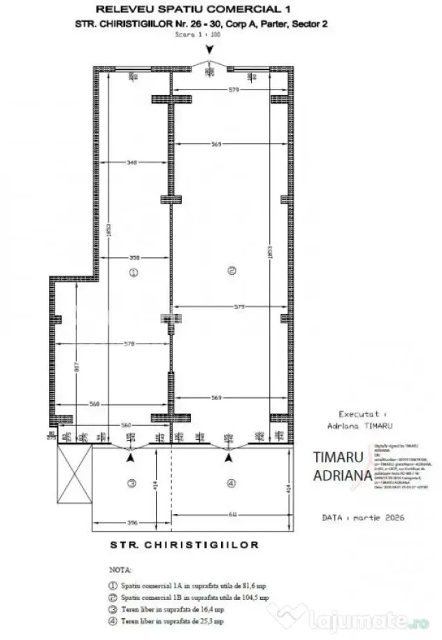 Obor - Avrig Park | Spațiu Comercial 89 mp + Terasa 16MP |