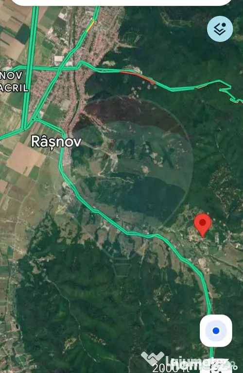 Teren 2,000mp Rasnov / Strada Coltii cheii - Rasnov (Brasov)