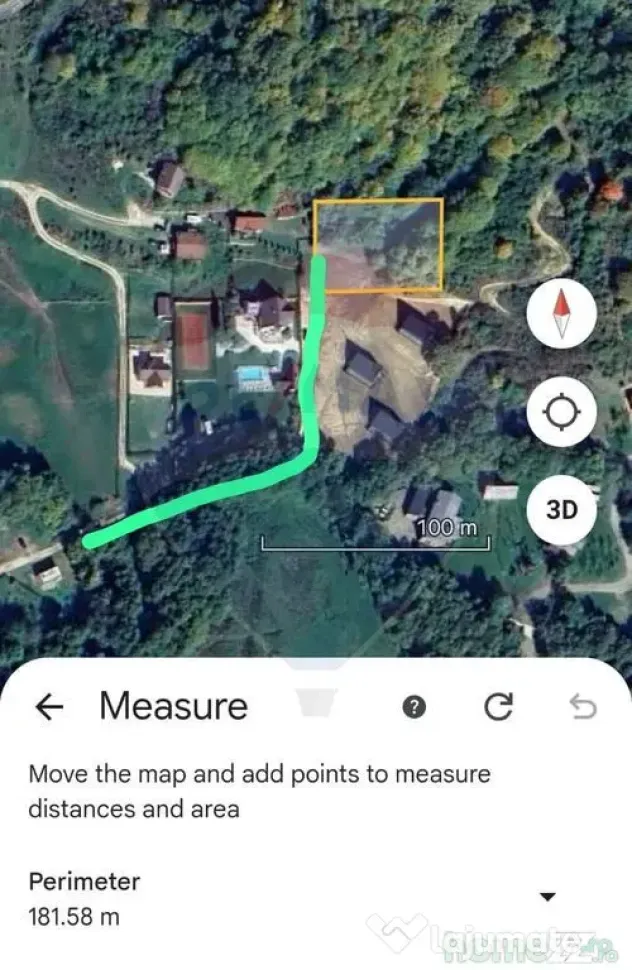 Teren 2,000mp Rasnov / Strada Coltii cheii - Rasnov (Brasov)