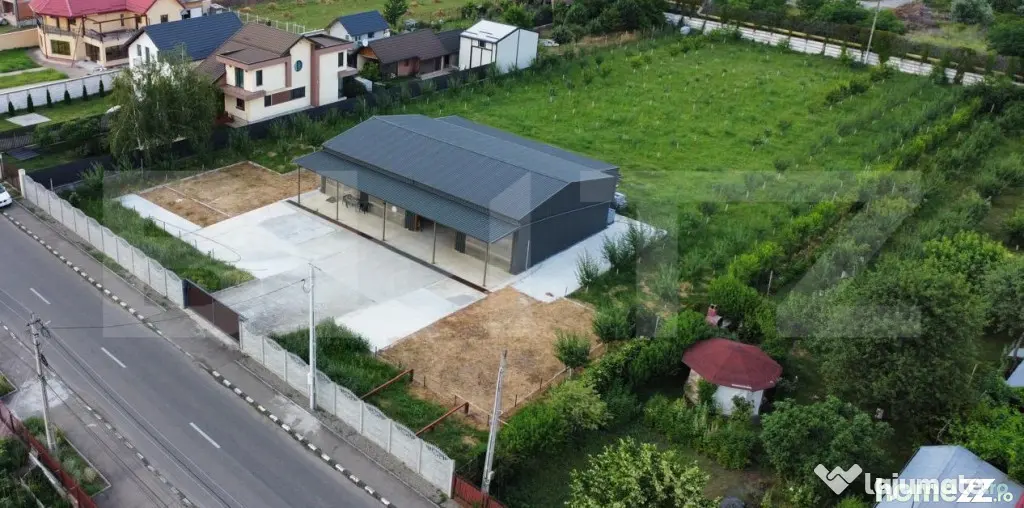 Hală de vanzare2024, 300 mp, teren intravilan 4.650 mp – - Floresti (Prahova)