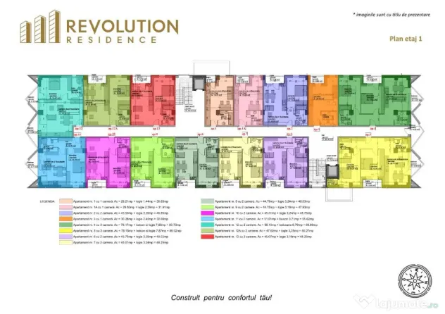 COMISION 0% - Apartament de Tip Studio - 3 Camere - Vasile Alecsandri