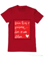 Tricou ADLER barbat Nu am stilou Rosu