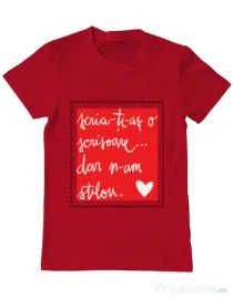 Tricou ADLER barbat Nu am stilou Rosu