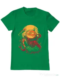 Tricou ADLER barbat Pumpkinhead Butcher Verde mediu