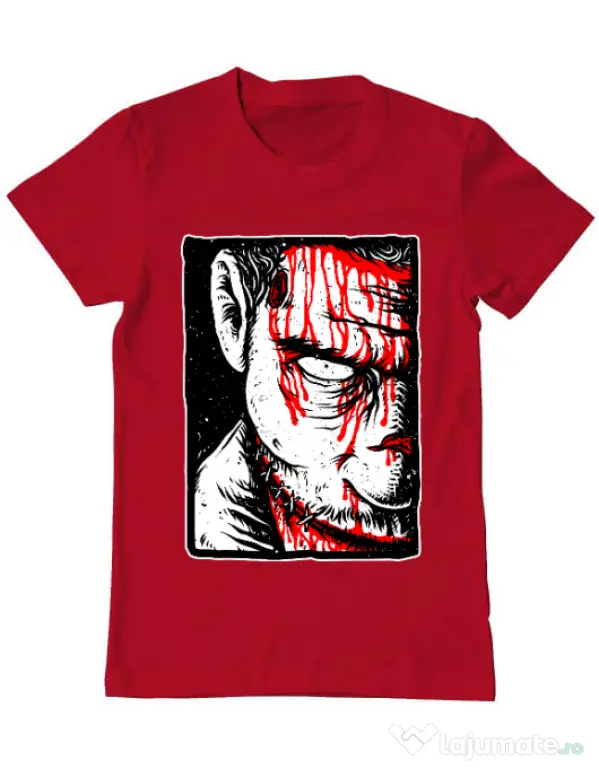 Tricou ADLER barbat Zomblood Rosu