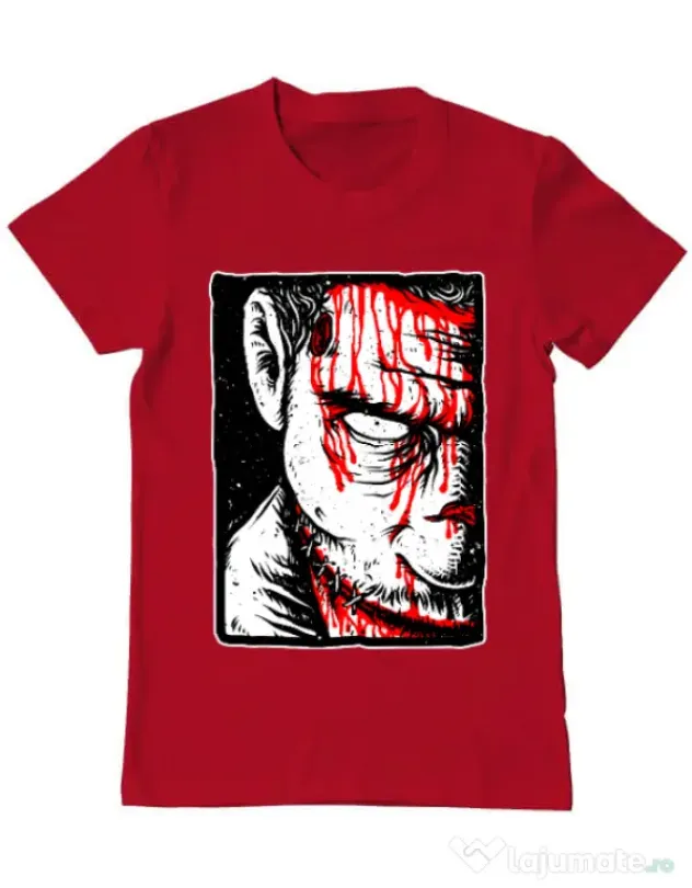 Tricou ADLER barbat Zomblood Rosu