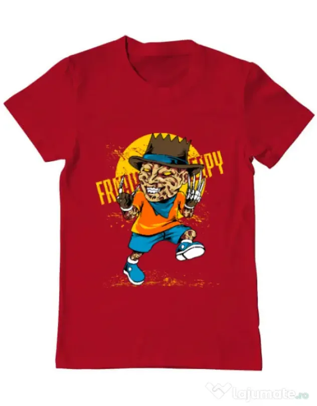 Tricou ADLER barbat The nightmare Rosu