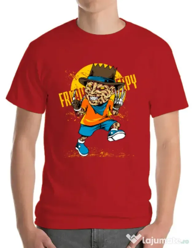 Tricou ADLER barbat The nightmare Rosu