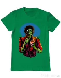 Tricou ADLER barbat I want you to dance Verde mediu