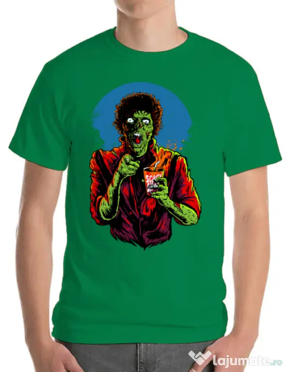 Tricou ADLER barbat I want you to dance Verde mediu