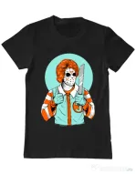 Tricou ADLER barbat Clown killer Negru