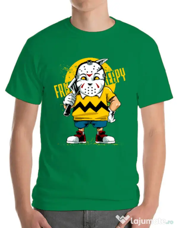 Tricou ADLER barbat Bad boy Verde mediu